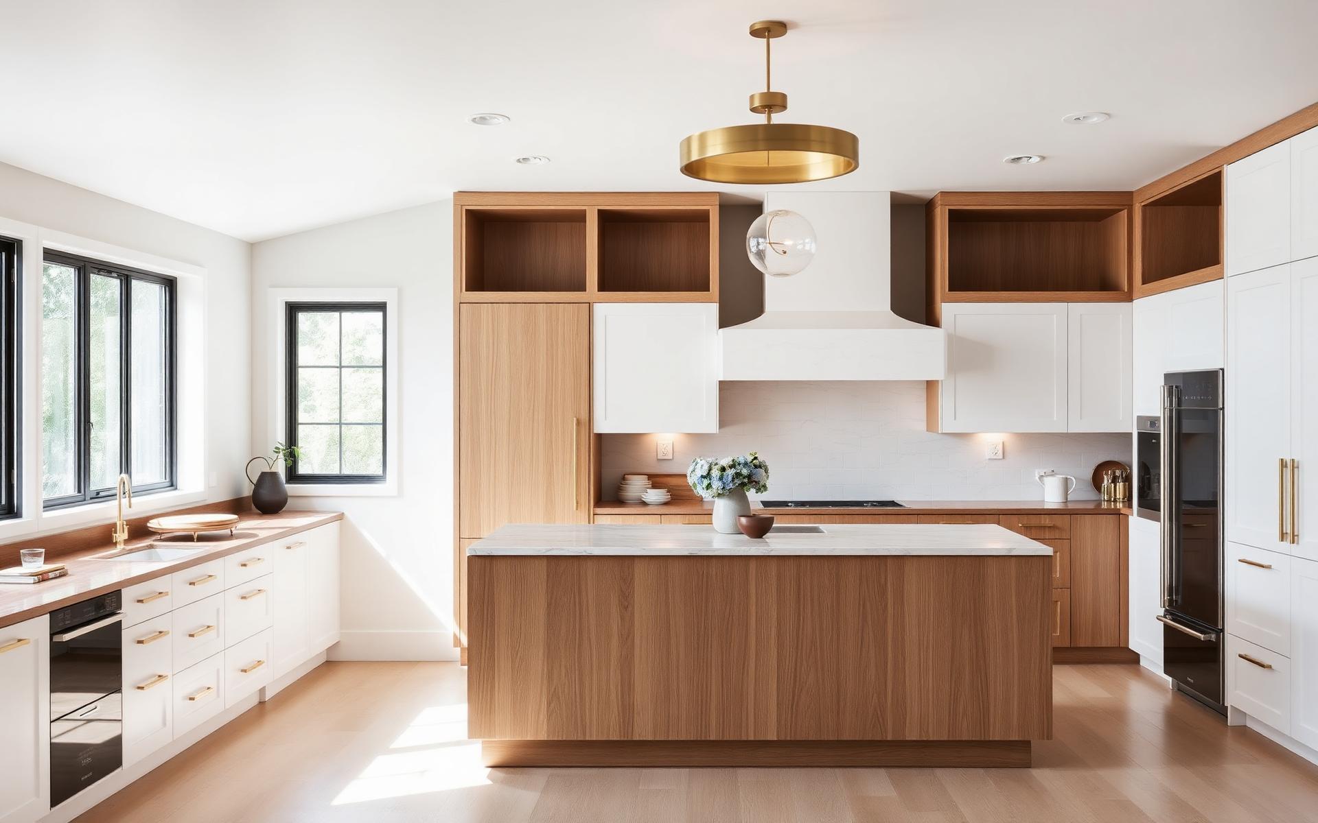 Modern Oak Kitchen
