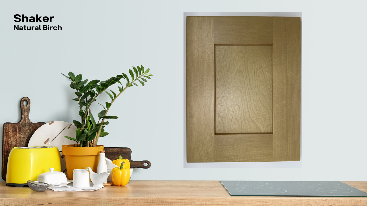 Natural cabinet finish