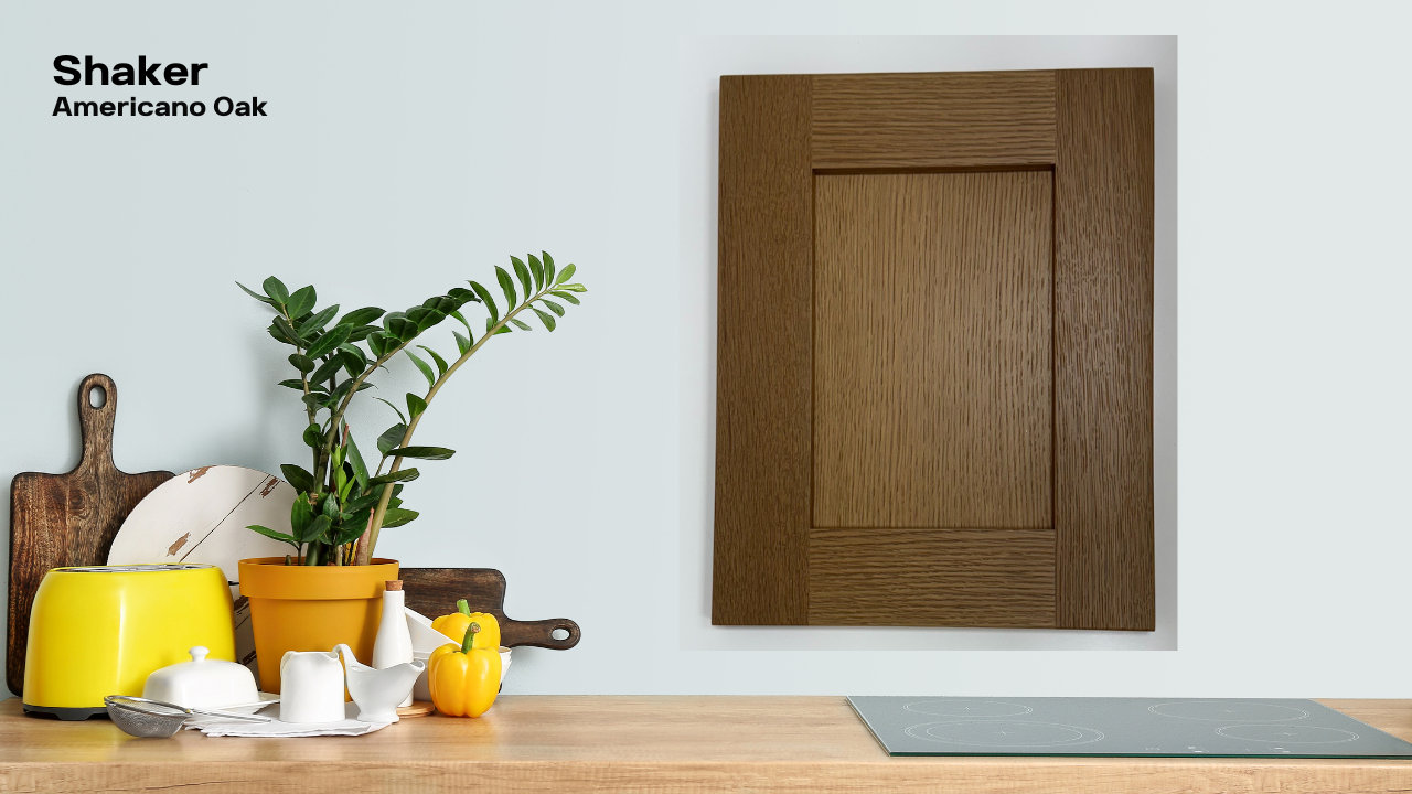 Natural Rift-cut Oak cabinet finish